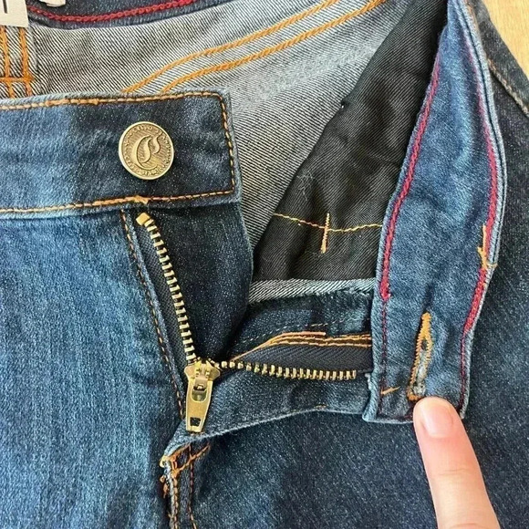 Womens Cello Dark Denim Skinny Jeans - 1 - Picture 6 of 7